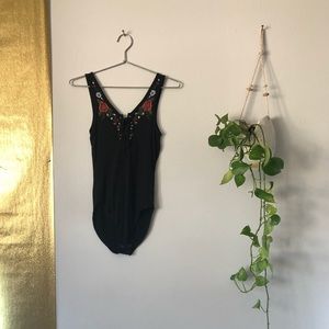 American Eagle embroidered Bodysuit